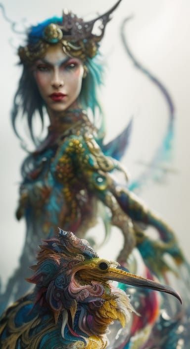 Hyperdetailed Zombie Portrait as Digital Art