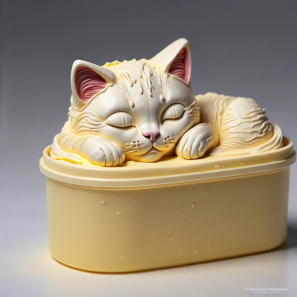 Butter sculpture