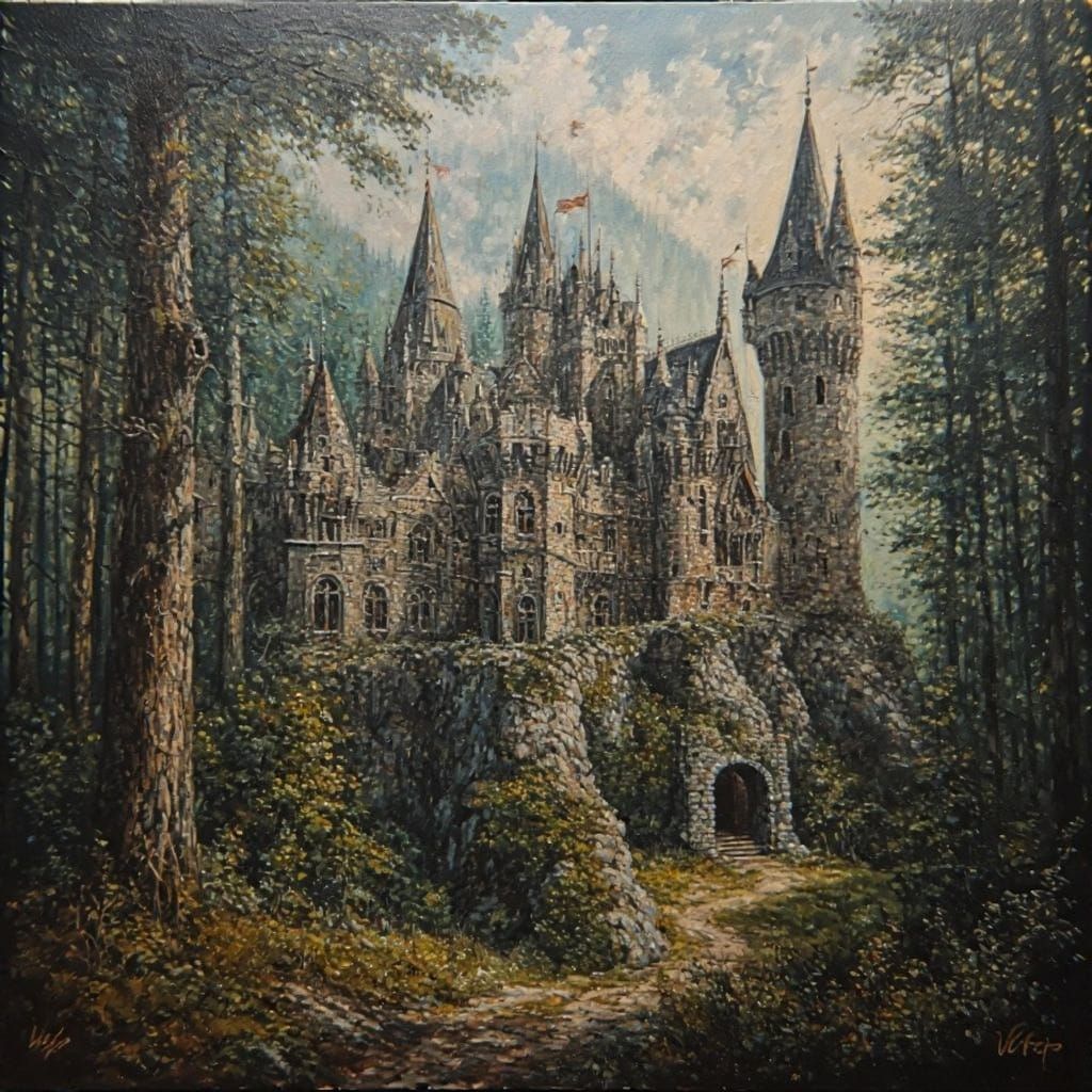 Elegant Woman in Outdoor Portrait Setting