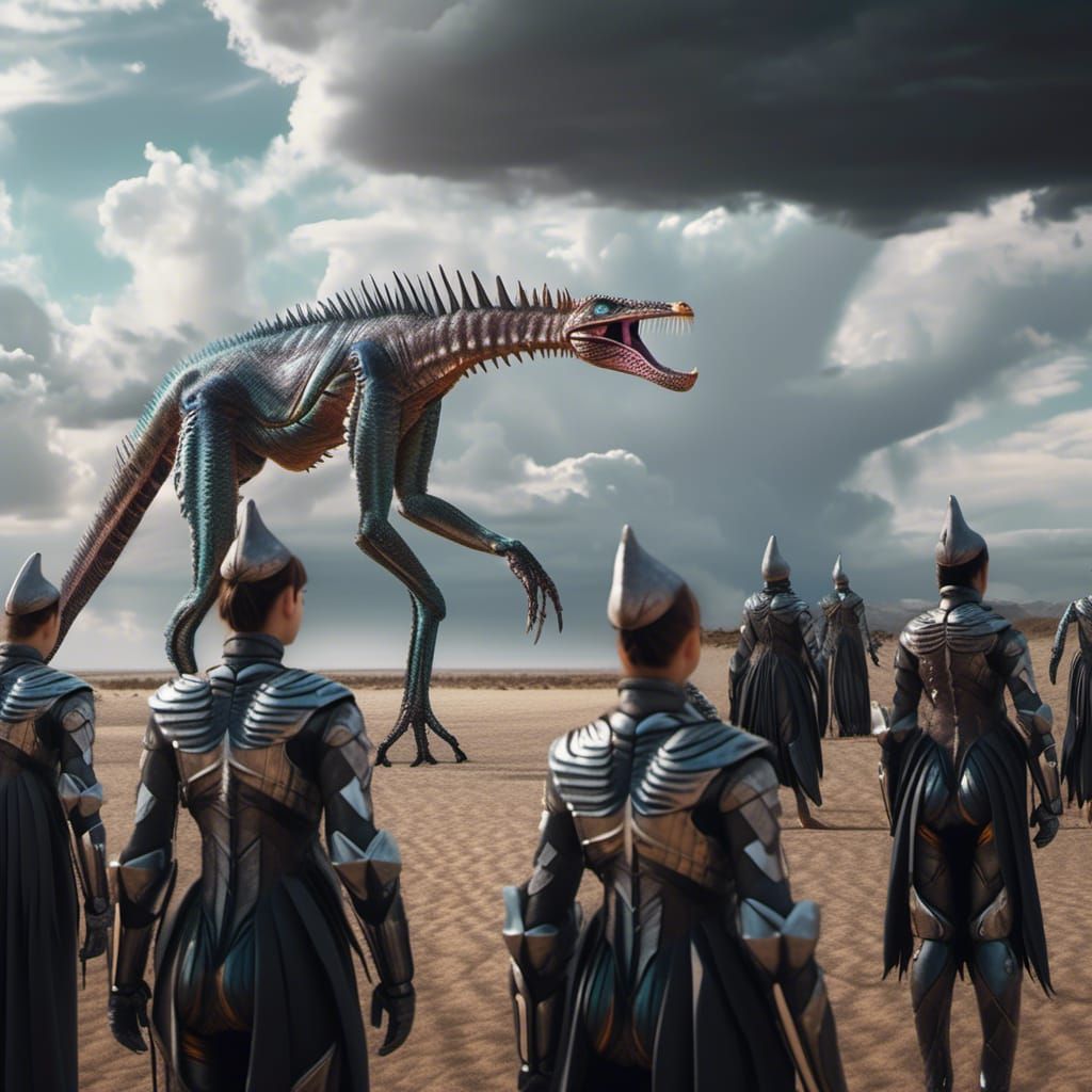 Exotic Creatures in Hyperrealistic Style