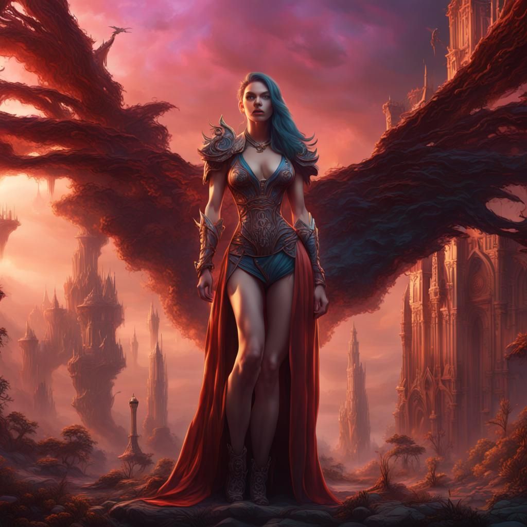 Fantasy Women in Detailed Digital Painting