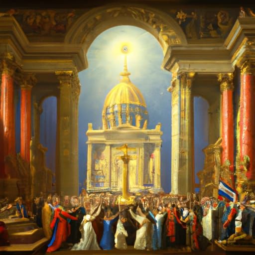 Napoleon's Coronation: A Classicism Masterpiece