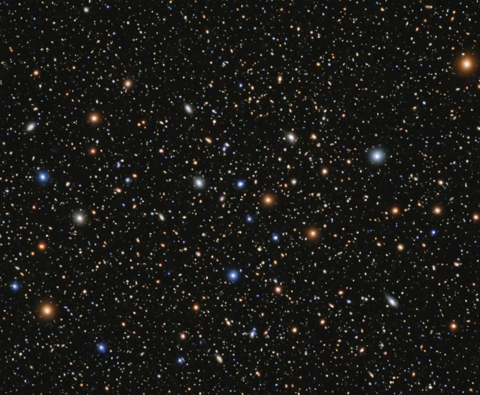 Distant Universe: A Swarm of Galaxies