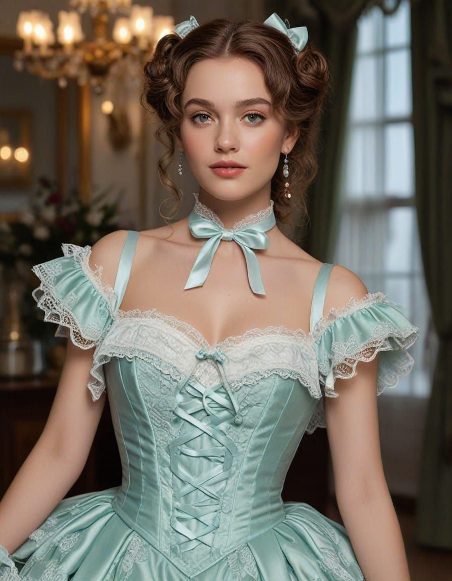 Regal Countess in Golden Finery at Dover Inn