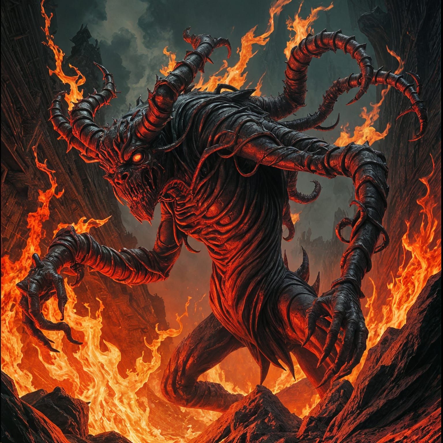 Demonic Horror Creature from the Abyss