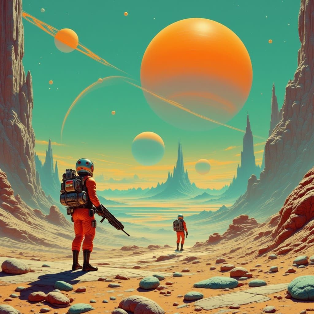 Retrofuturistic Space