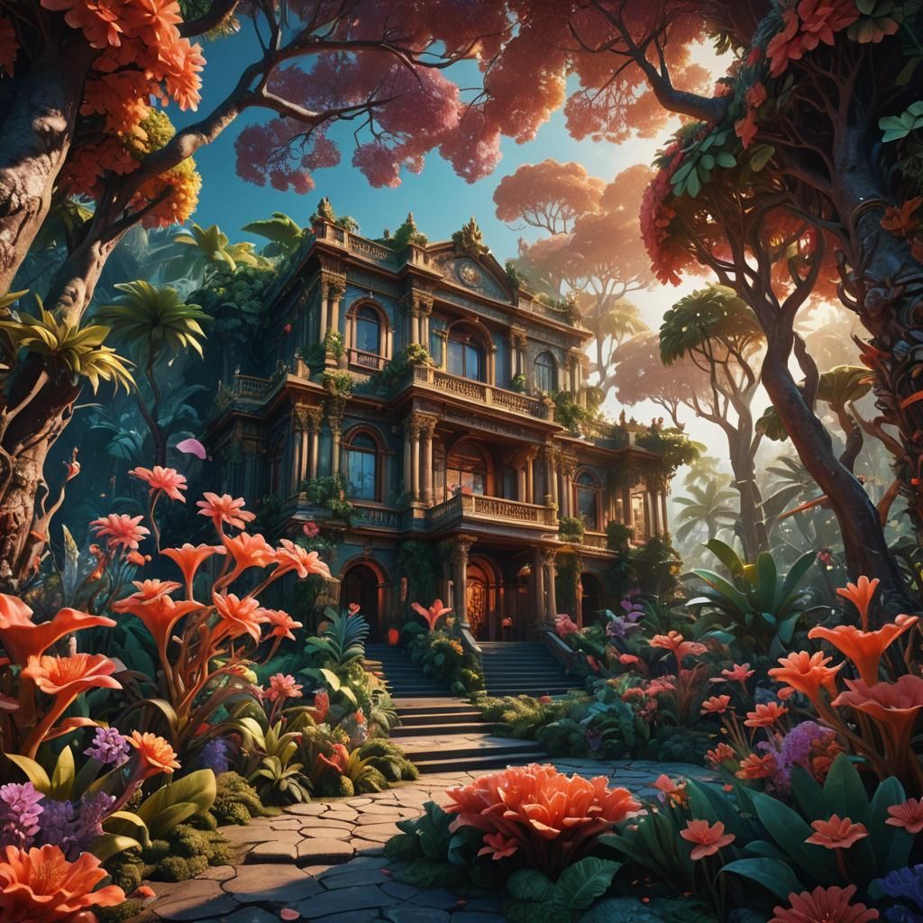 Tropical Coral Museum Concept Art