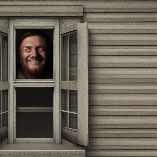 Sinister Smile: A Matte Painting of a Murderer