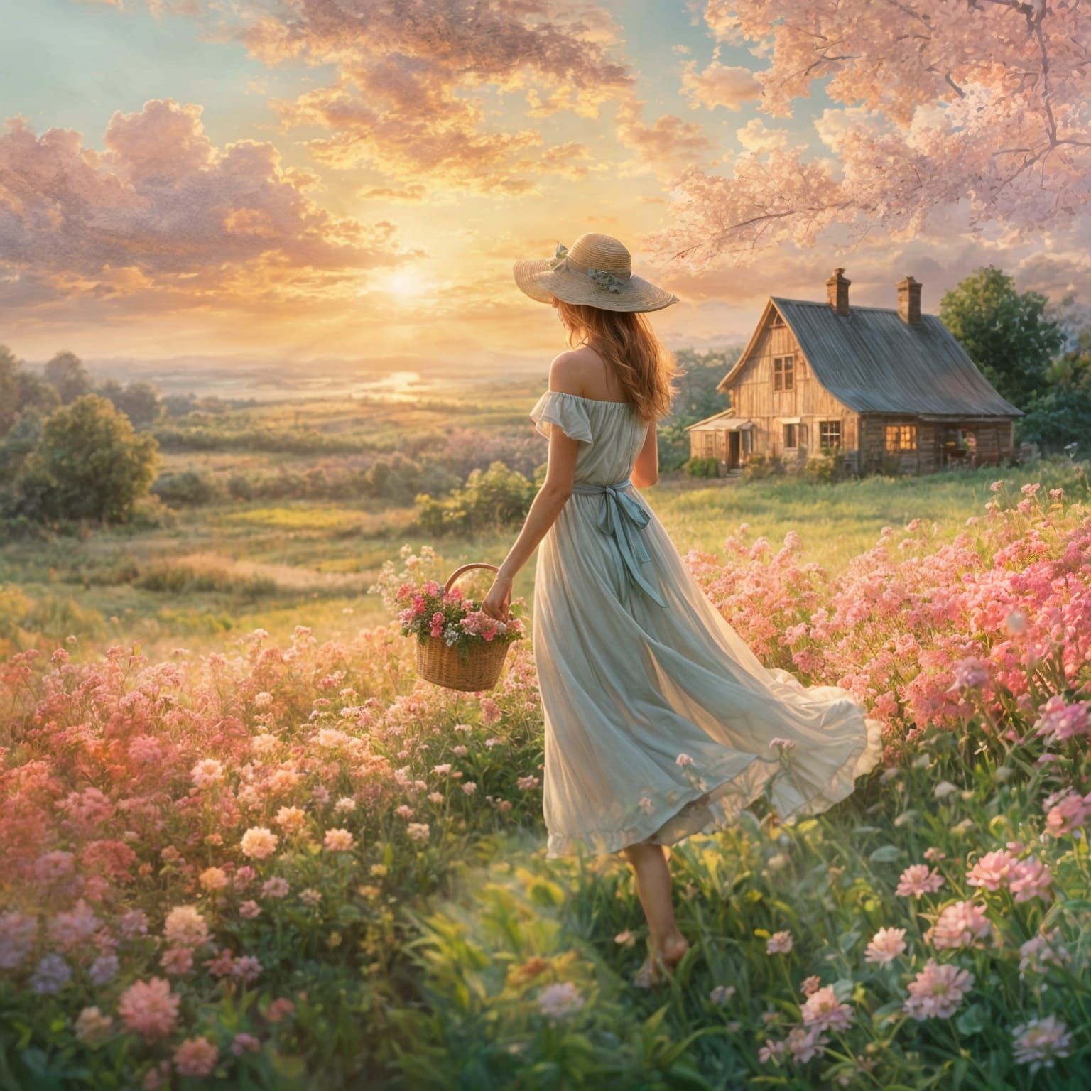 Garden Goddess in Soft Focus