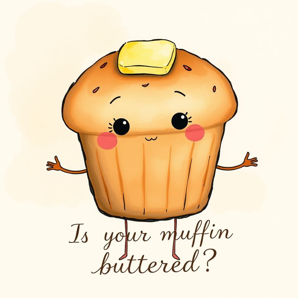 Is your muffin buttered?