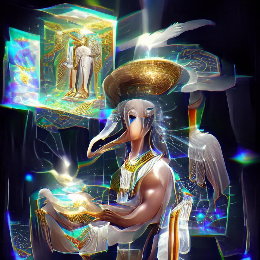 Thoth and Hermes: Immortality Knowledge in Astral Illustrati...