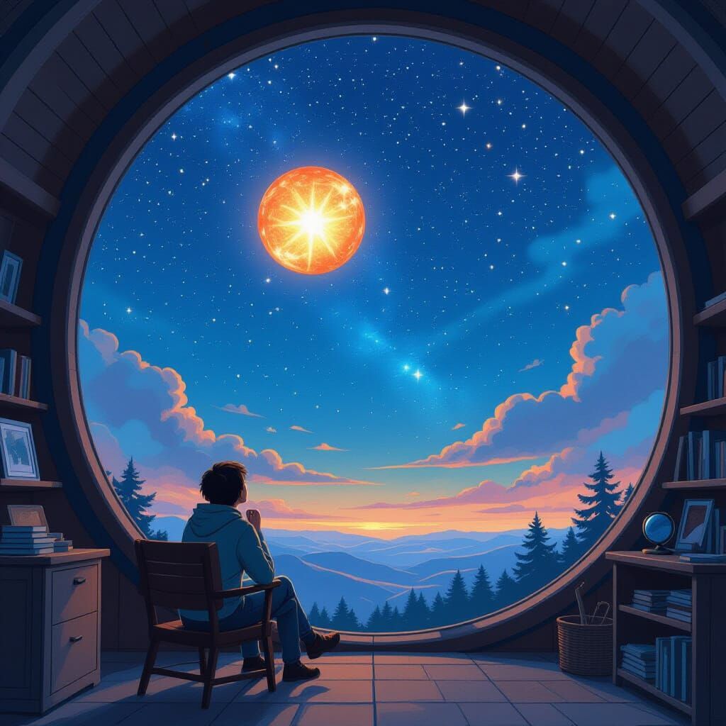 Astronomer Observes Betelgeuse in Whimsical Style