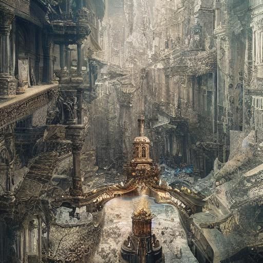 Dissociative Identity Disorder: Digital Matte Painting