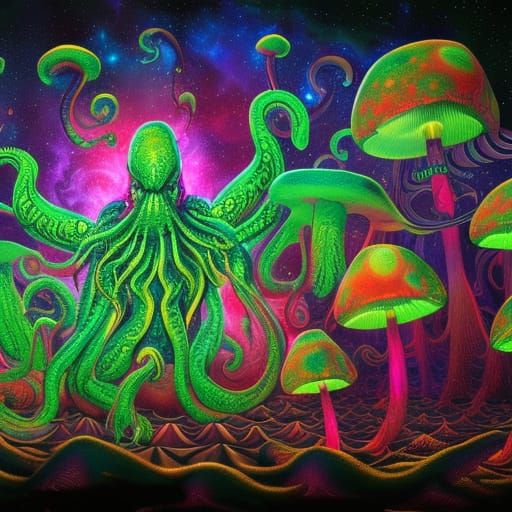 Cthulhu on shrooms