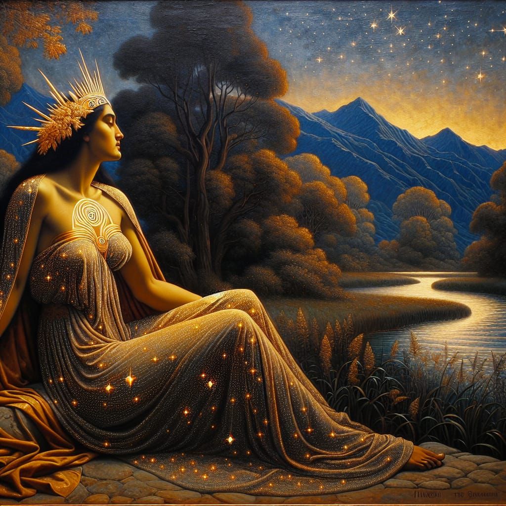 Hine-nui-te-po in Renaissance Style