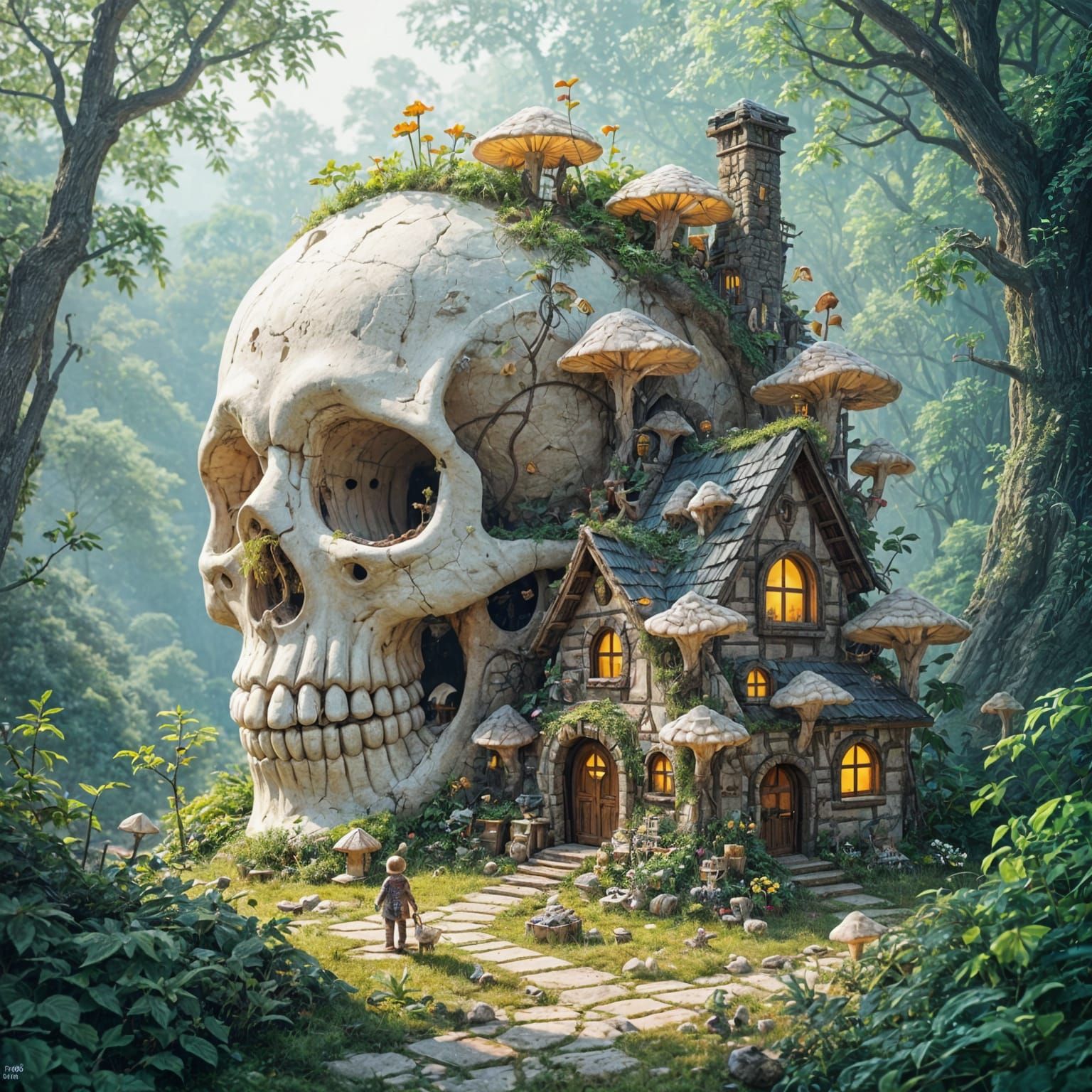 Within The Giant's Skull