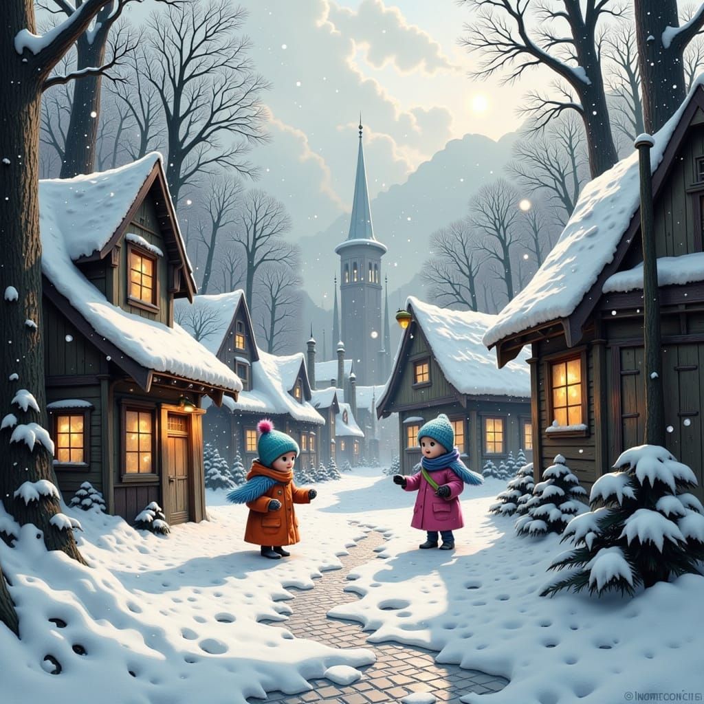 Winter Wonderland in a Majestic Kingdom