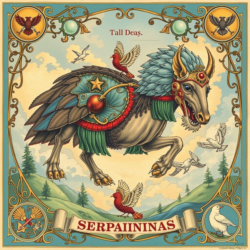 Whimsical Creatures in a Fantastical World