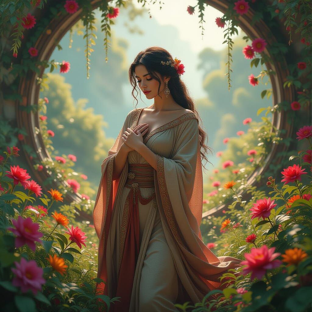 she stopped calling herself broken. She's healing, growing, ...