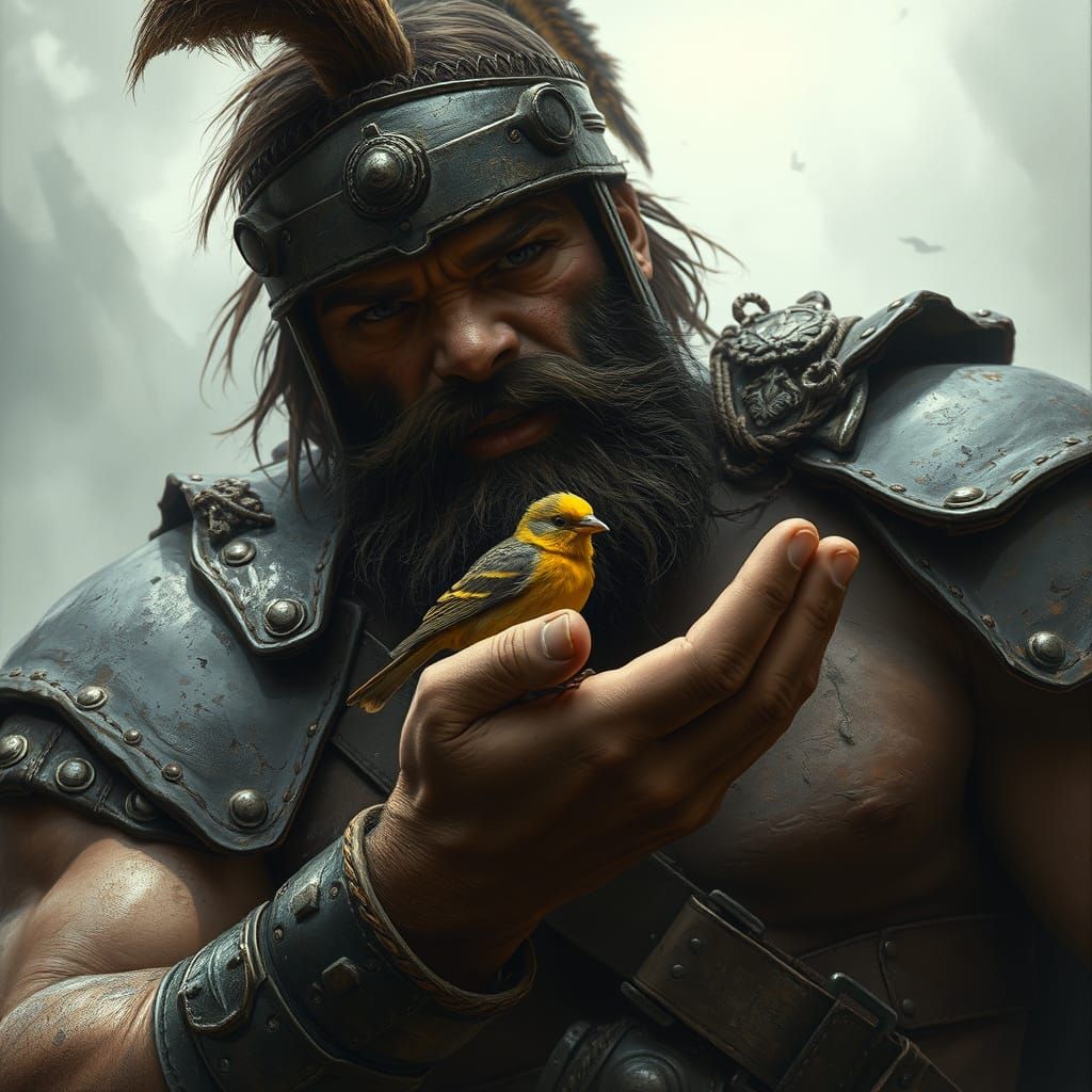 Gladiator and Canary in an Emotive Style