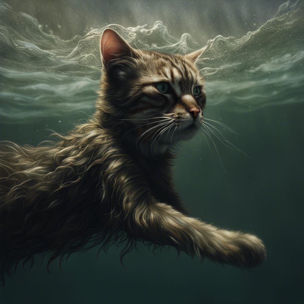 Underwater Cat