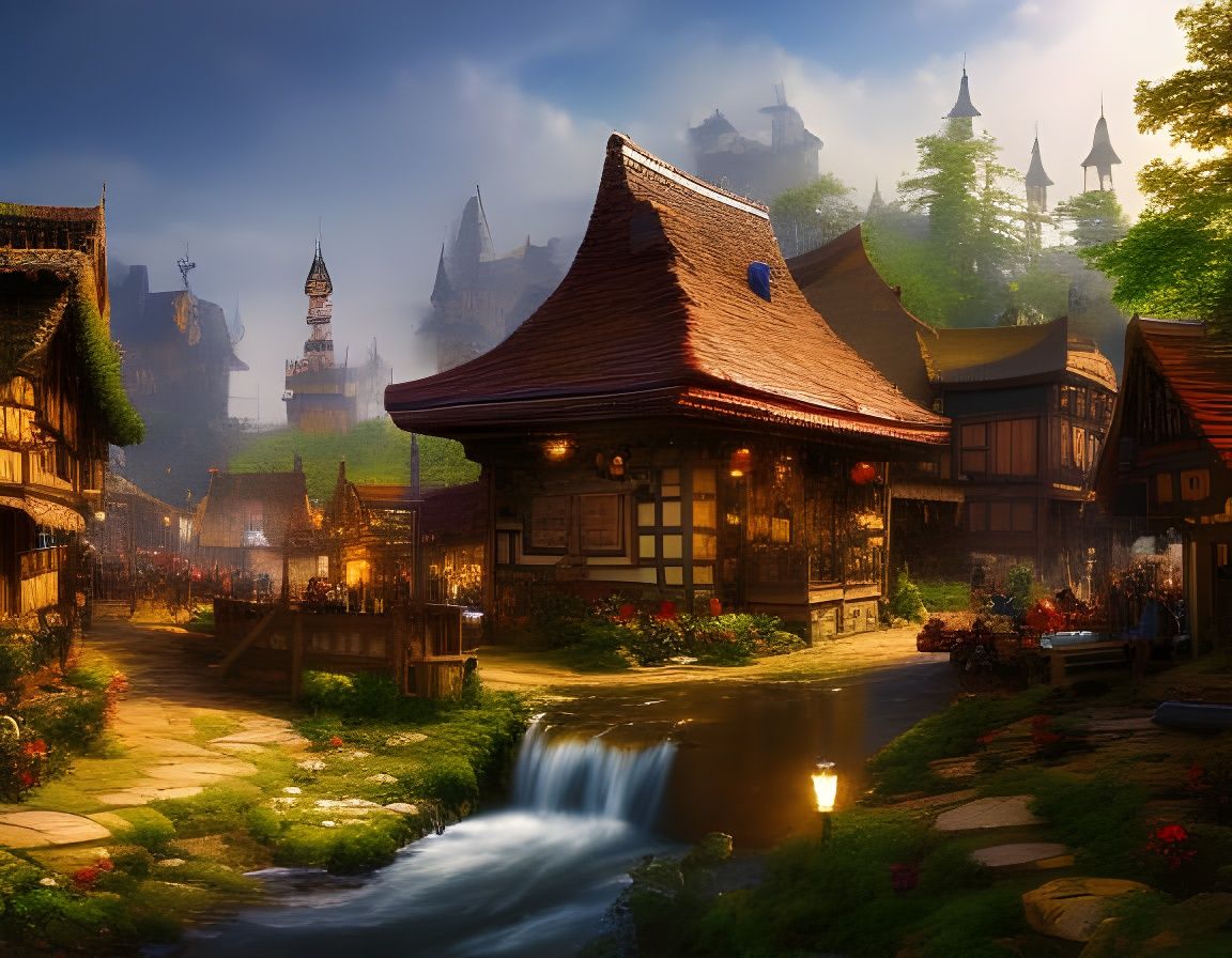 Village View, Slavic Style