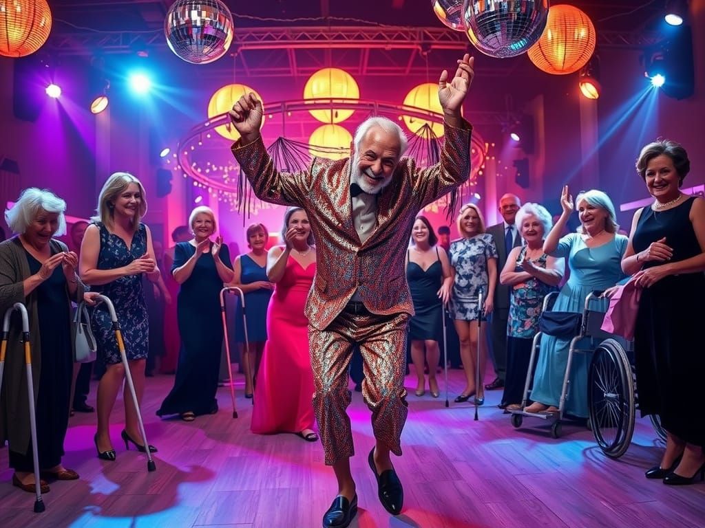 Disco King: Joyful Dance of Life