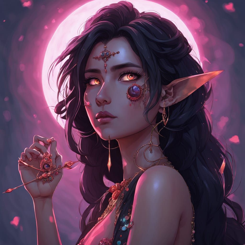 Devious Satureya: A Mysterious AI-Generated Image