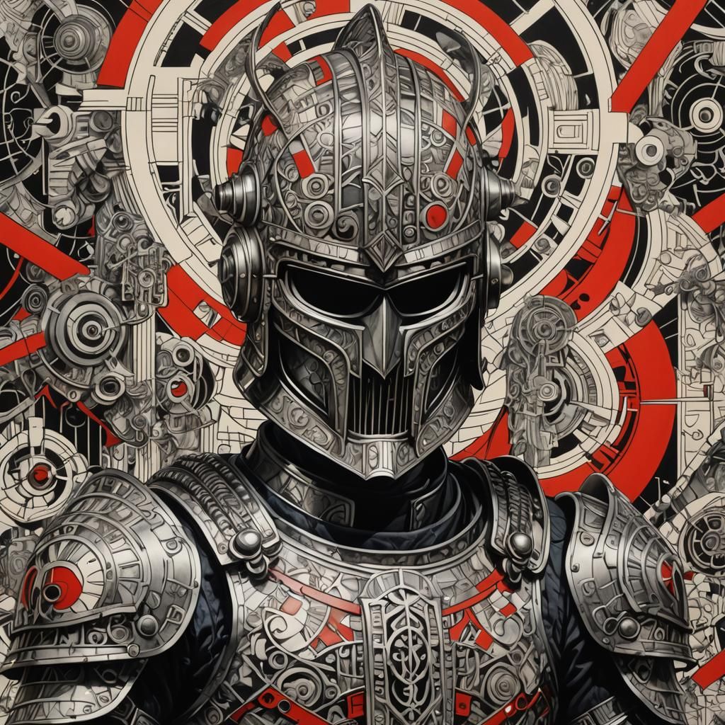 Heaven Knight in Bauhaus Style Armor