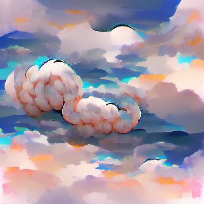 AI-Generated Image of Clouds