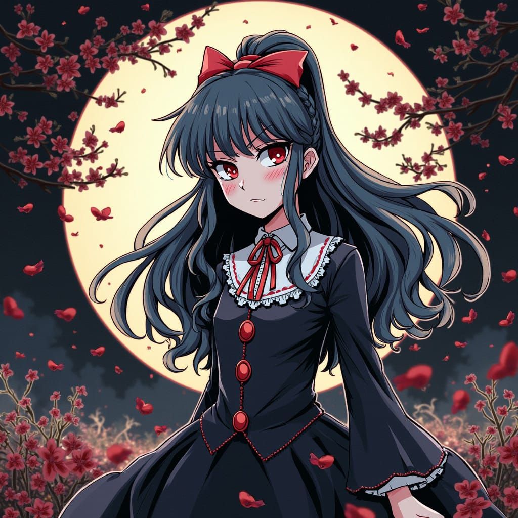 Dark Fantasy Artwork in Cyberpunk Style