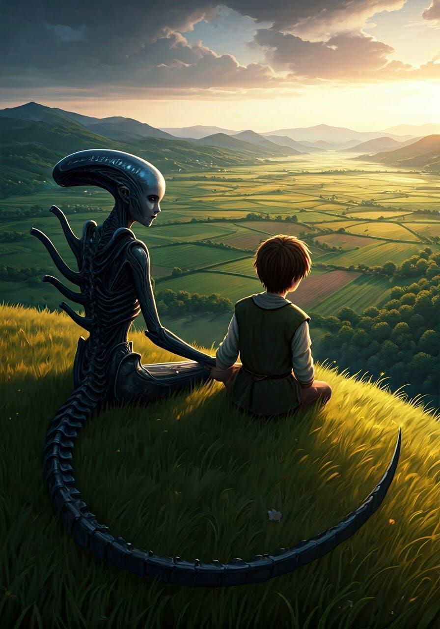 Whispering Friends in a Golden Valley