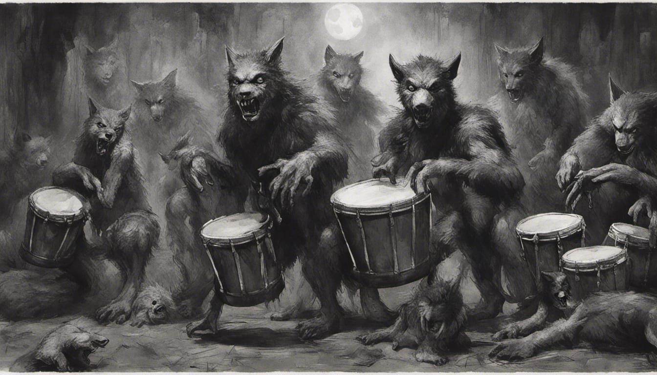 Werewolves Having A Drum Circle V