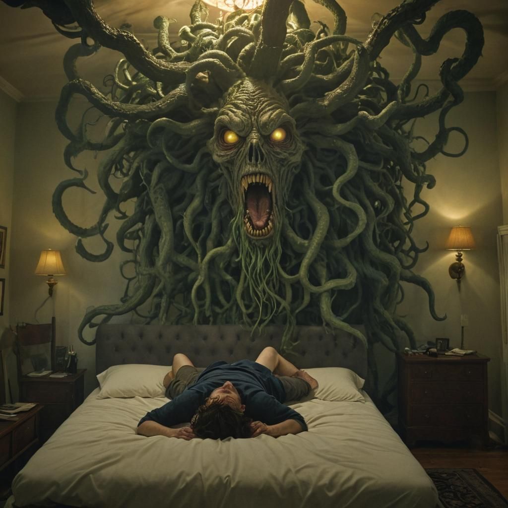 Eldritch Horror: Human Mutating into Azathoth