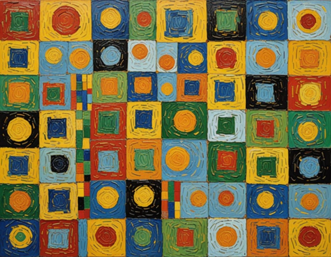 Thick Painted Blanket