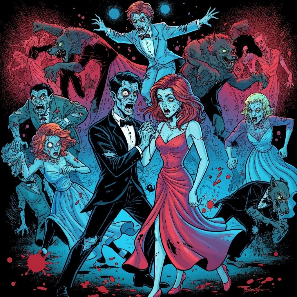 Monster Prom Night Chaos: Zombies & Werewolves Dance