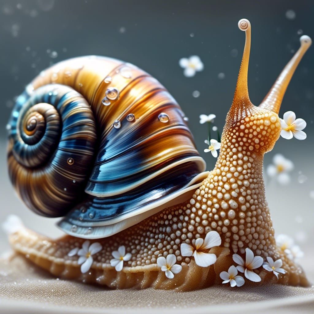 <lora:Cat Snail Hybrid:1.0>  A beautiful very large photo of...