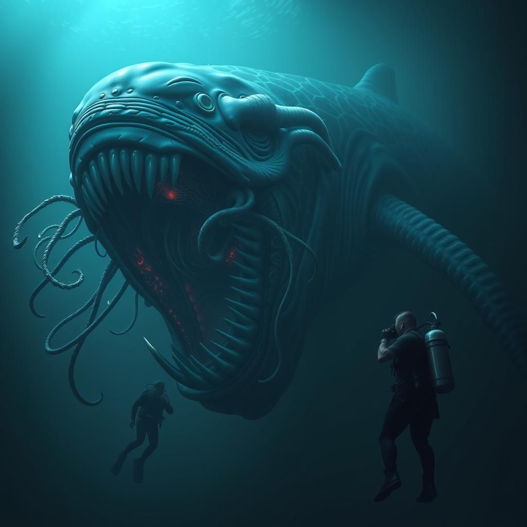 Bloop Cryptid: Biomechanical Horror in the Abyss