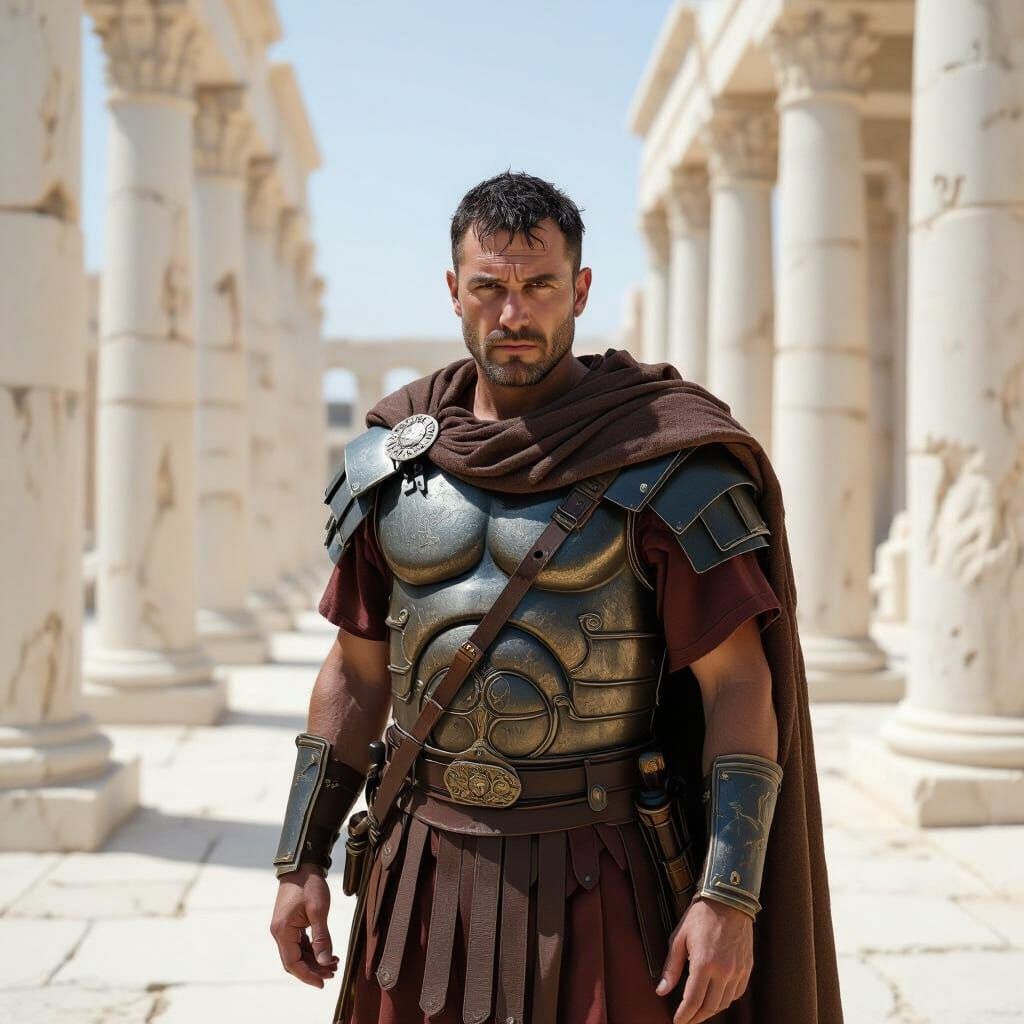 Deformed Roman Official in Biomechanical Style