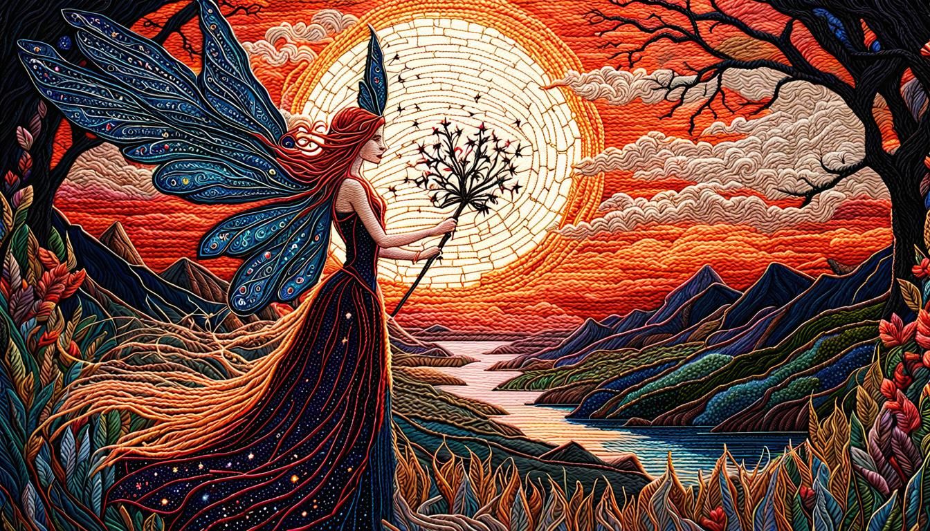 Embroidery Fairyqueen Titania