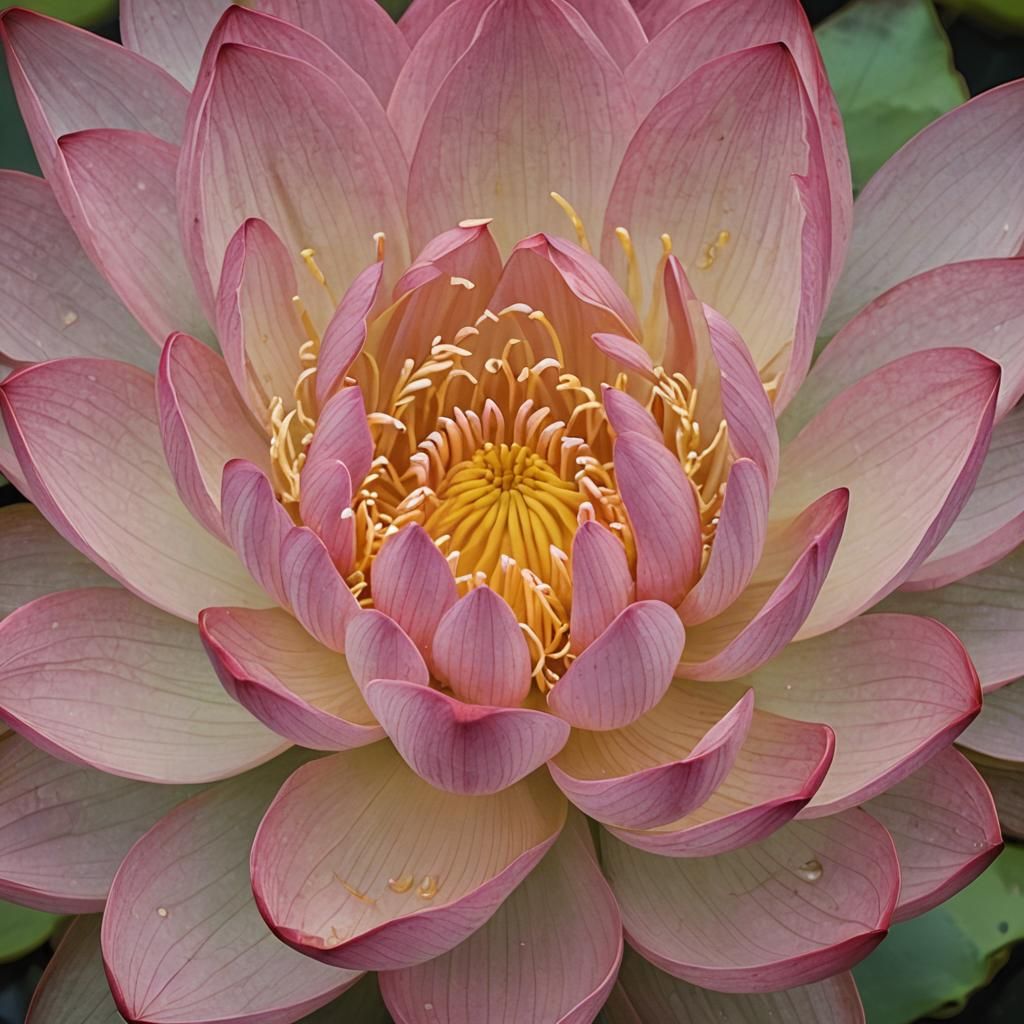 Delicate Pink Lotus Bloom