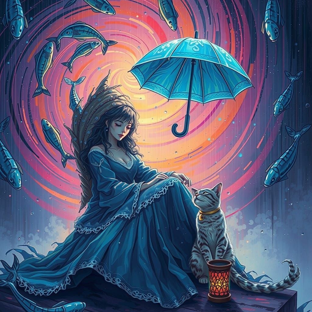 Cosmic Vortex of Fishheads and Whispers