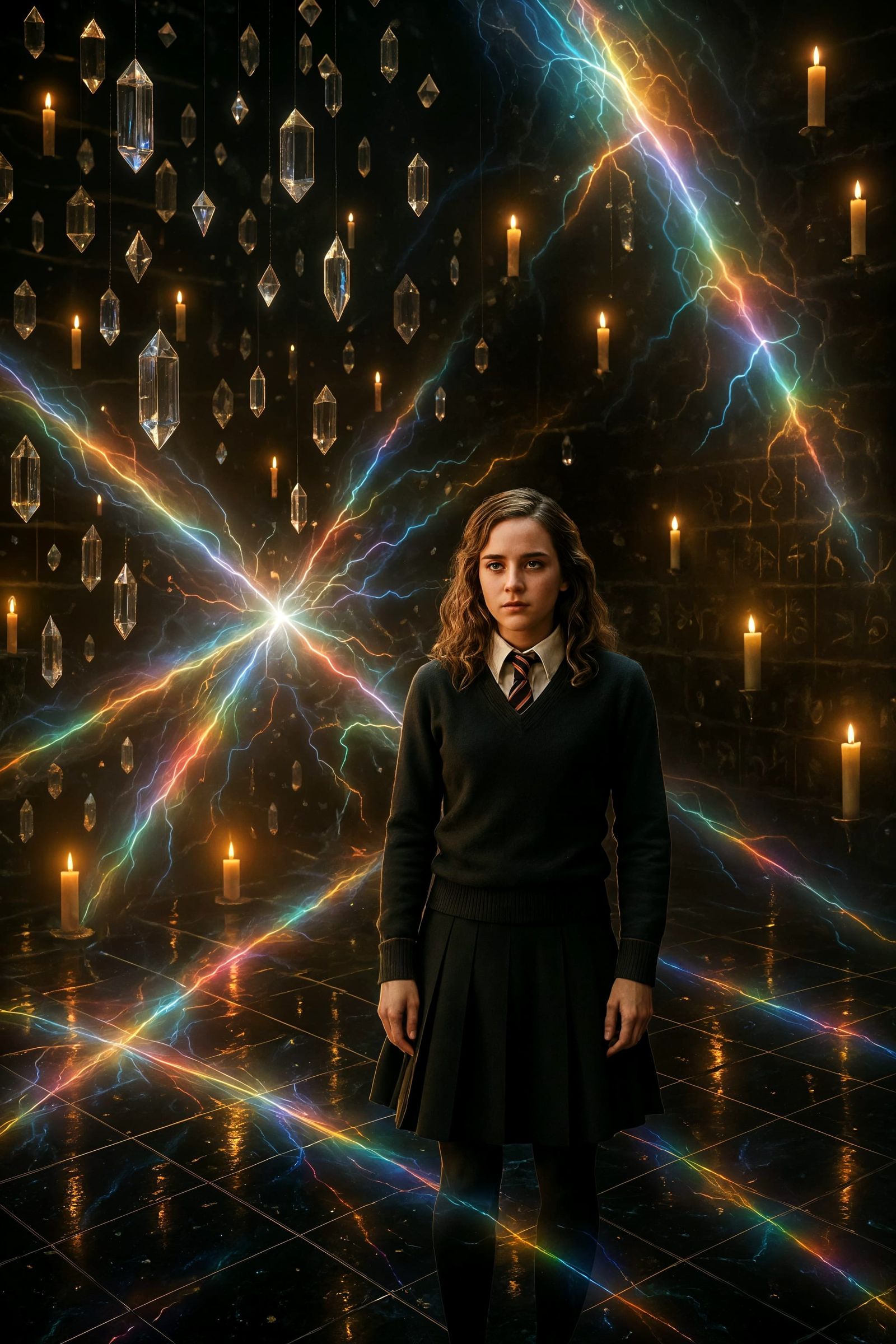 Hermione in the Department of Mysteries