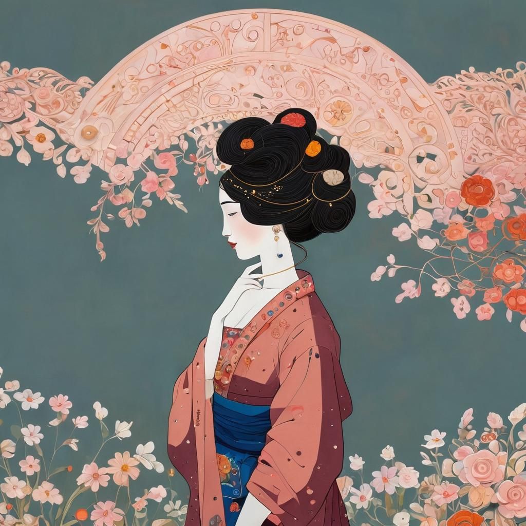 Folk Art Meets Isometric Abstraction in Vivid Detail