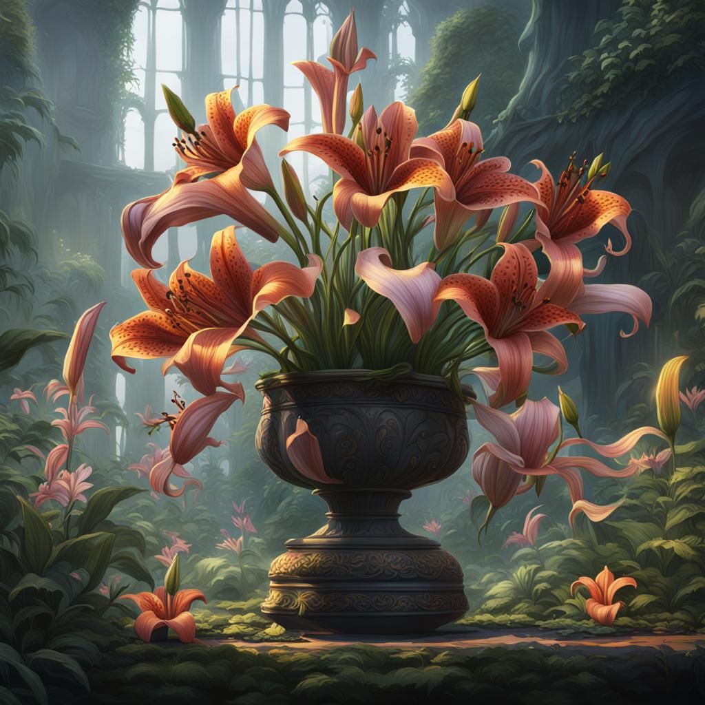 Planting Lilium: A Matte Painting Tutorial