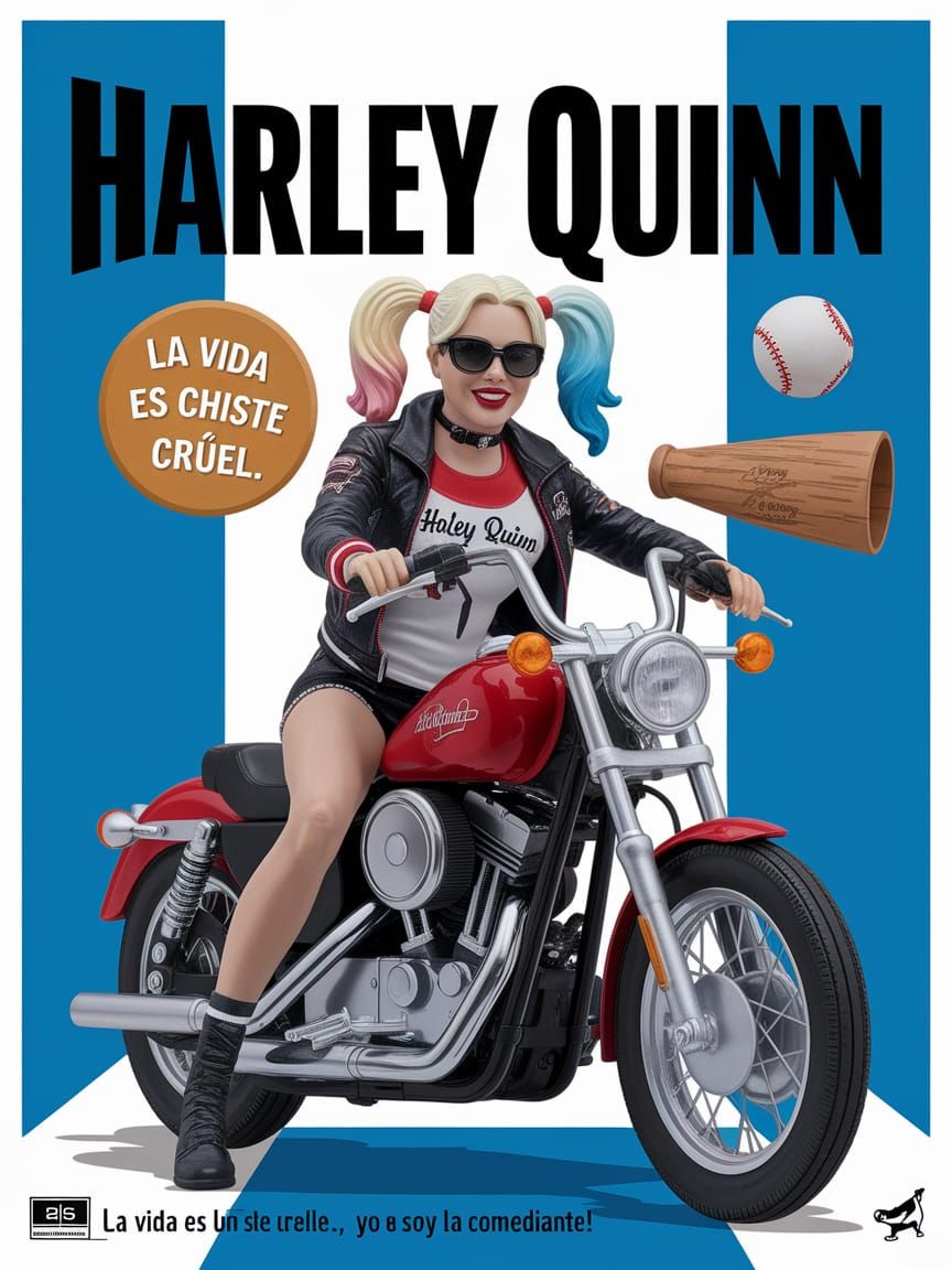 Harley Quinn Action Figure Collectible Packaging in Transpar...