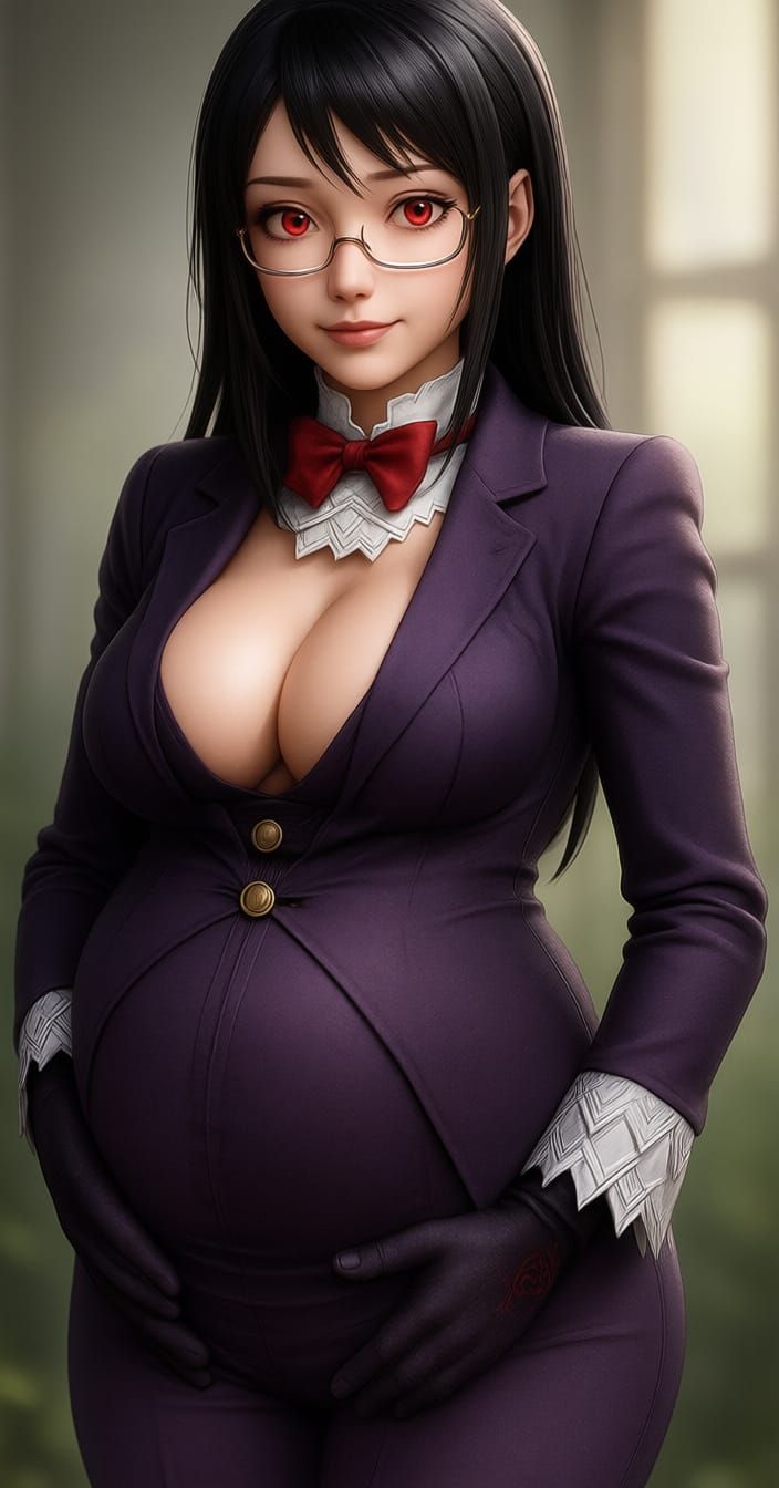 Ultrarealistic Pregnant Nya from Demonbane Series