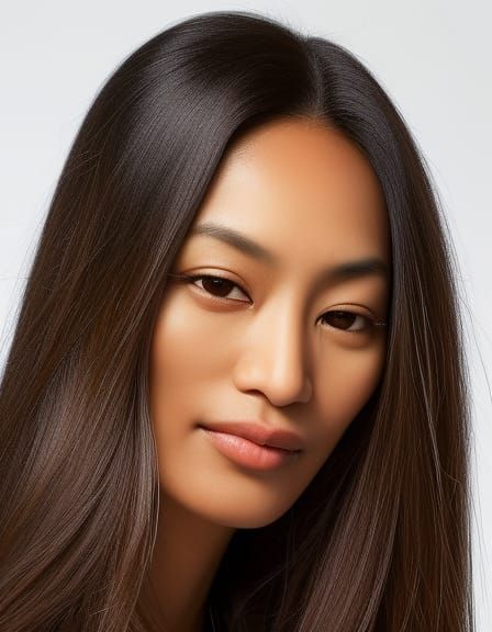 Mixed-race twentysomething female, Japanese-Somali-Indian-Gr...