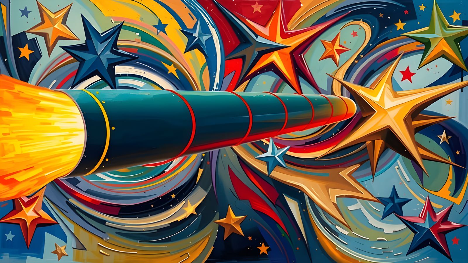 Stunning Iridescent Vortex in a Whirlwind of Plasma and Star...