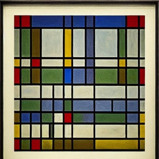 Abstract Geometric Friendship in Primary Colors